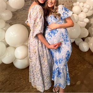 Free People Oasis Printed Midi Dress